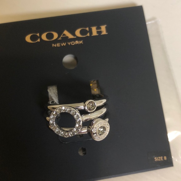 Last one!Size7Coach Open Circle Halo RingSet - Picture 6 of 6